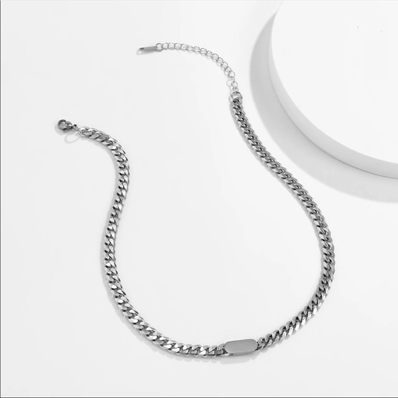 NEW 925 STERLING SILVER PUNK CHOKER NECKLACE - Picture 3 of 7